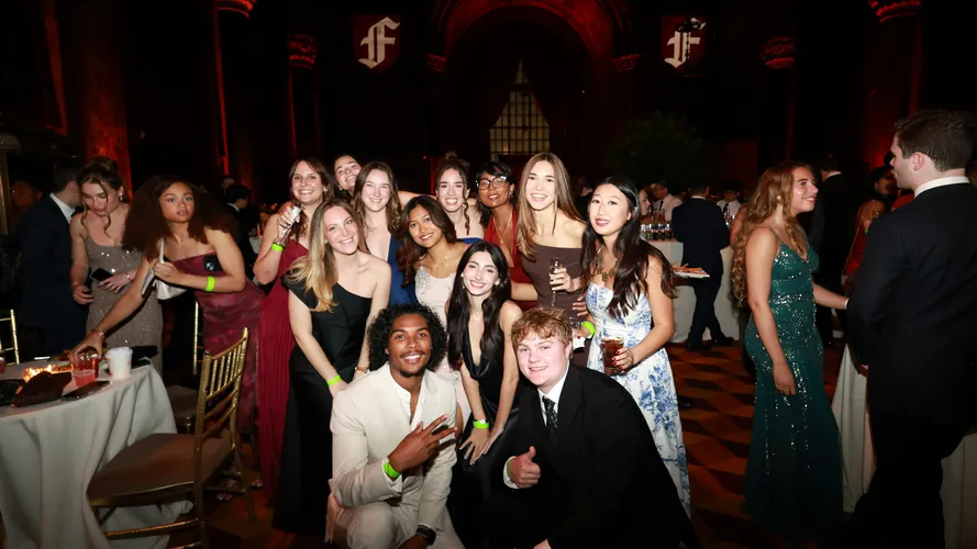 Students dance at senior ball