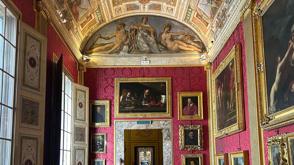 A gallery in Florence, Italy