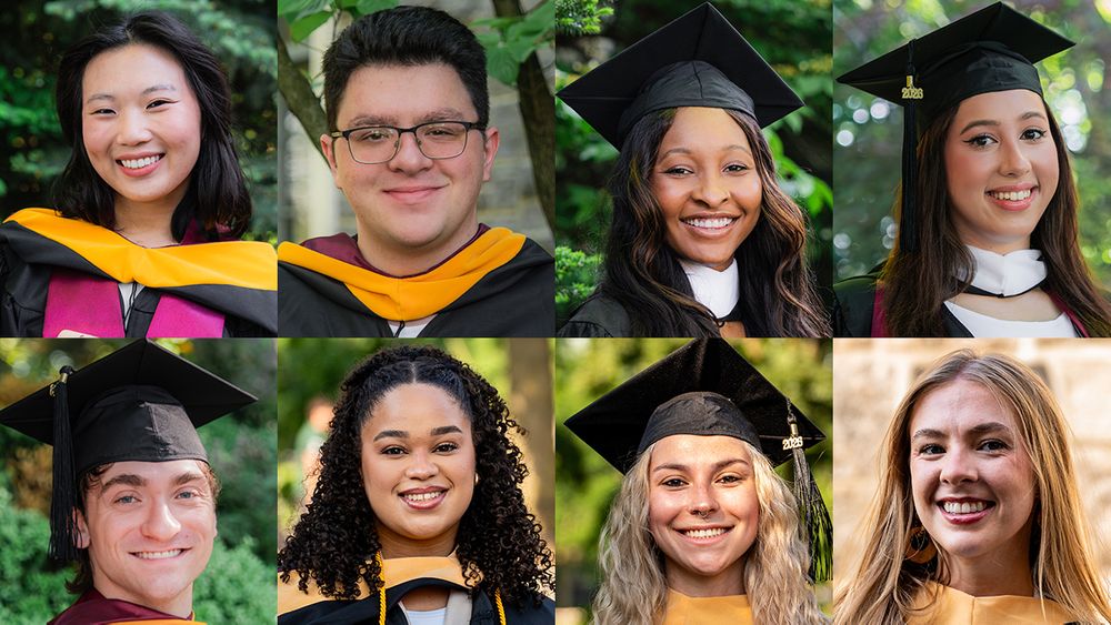 Composite image of graduates at Fordham Commencement 2026