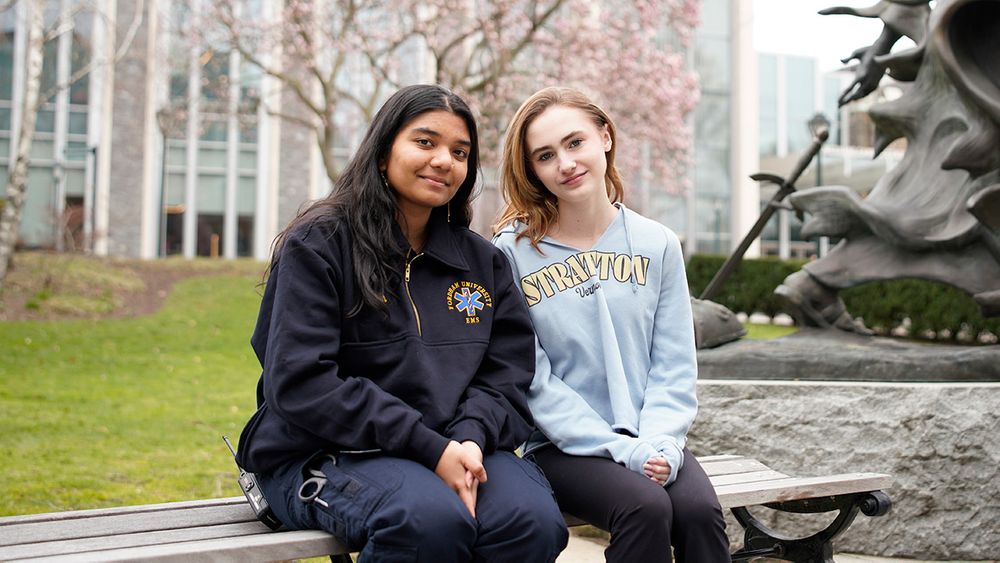 Amrita Das and Ashley Clemente