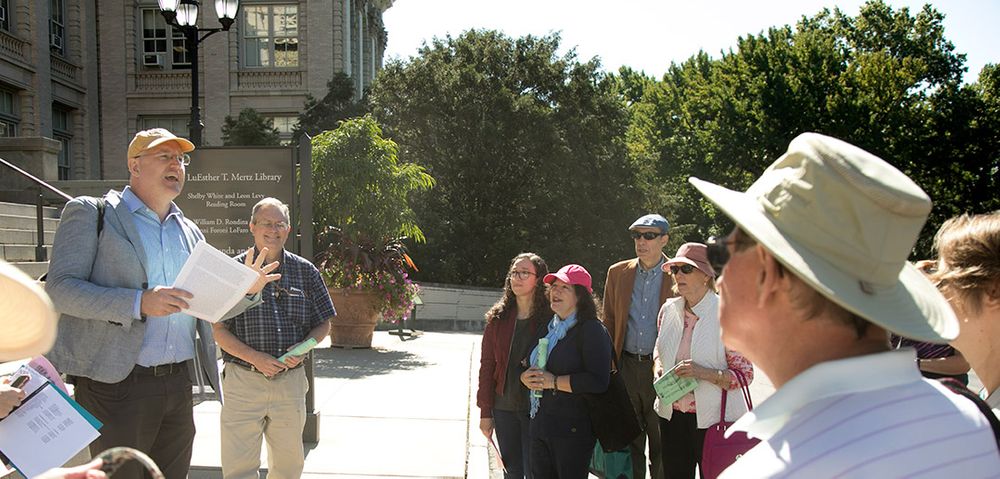 Matthew McGowan leads tour of New York Botanical Gardens