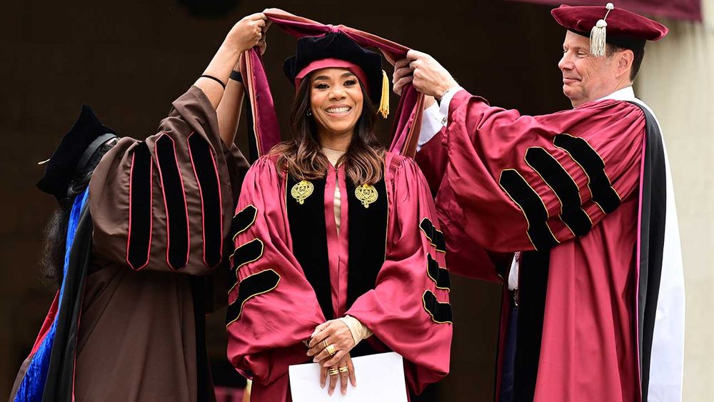 Regina Hall at Commencement 2025