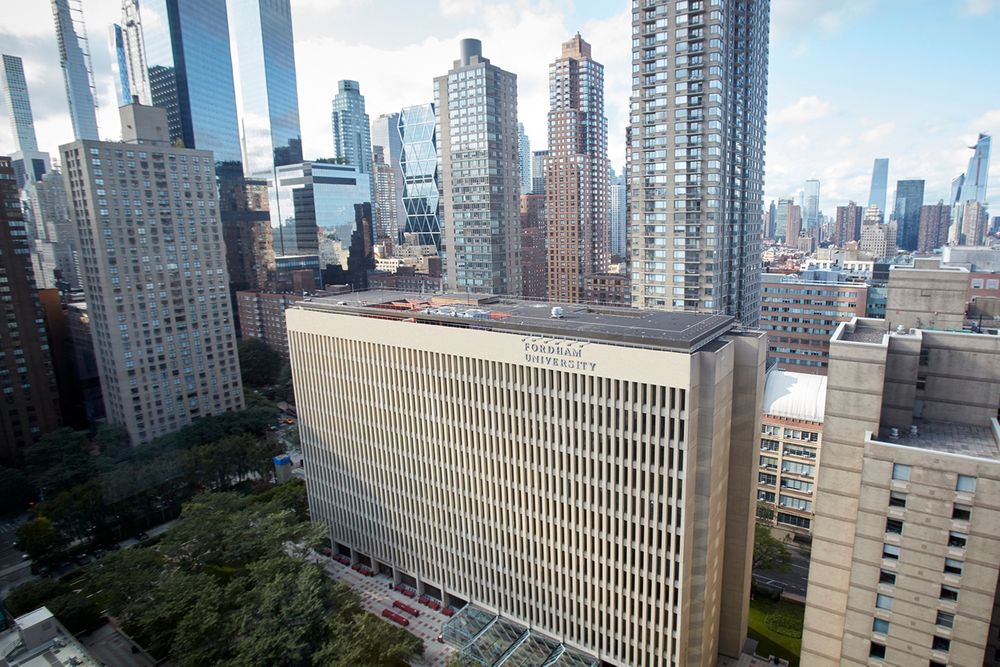 Lincoln Center Aerial Photo.