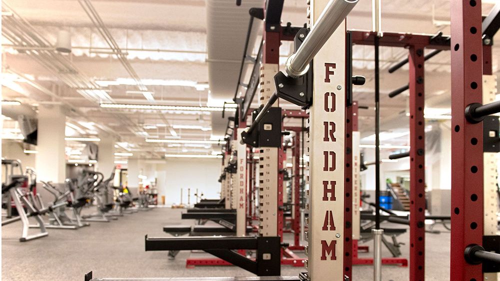 Equipment in the Rose Hill fitness center