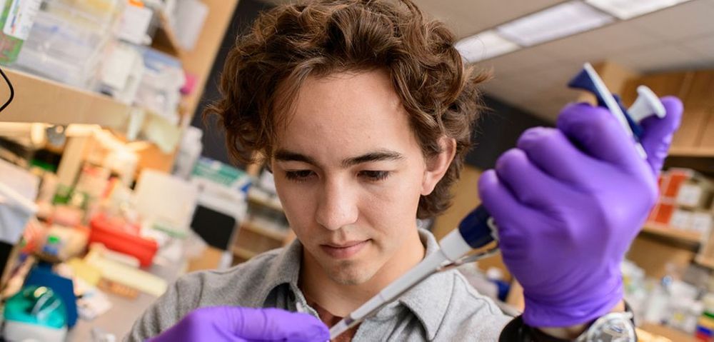 Diego Perez in a lab