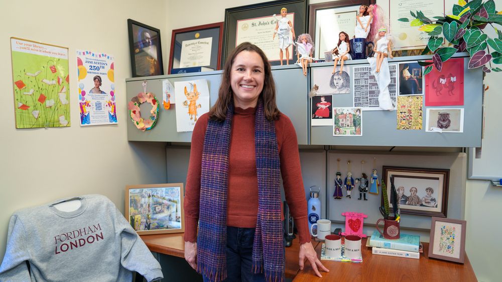 Lauren Kopajtic at her desk