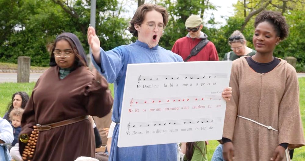 English Class Students Perform Medieval Drama at Met Cloisters