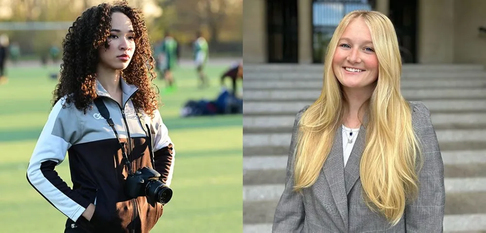 Licha Gonzalez and Colleen Farrell
