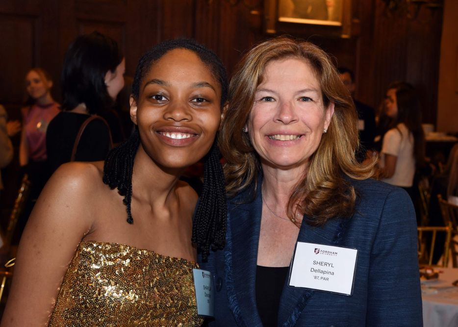 female donor with female student