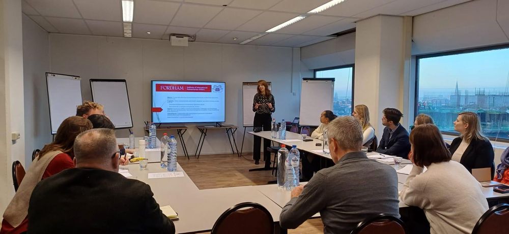 Martine, Helen Hamlyn Humanitarian Fellow kicking off HUPREP 2025