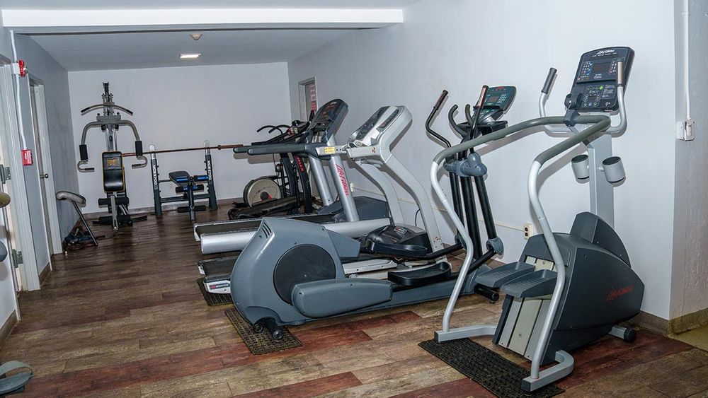 Image of small gym area within Hughes House