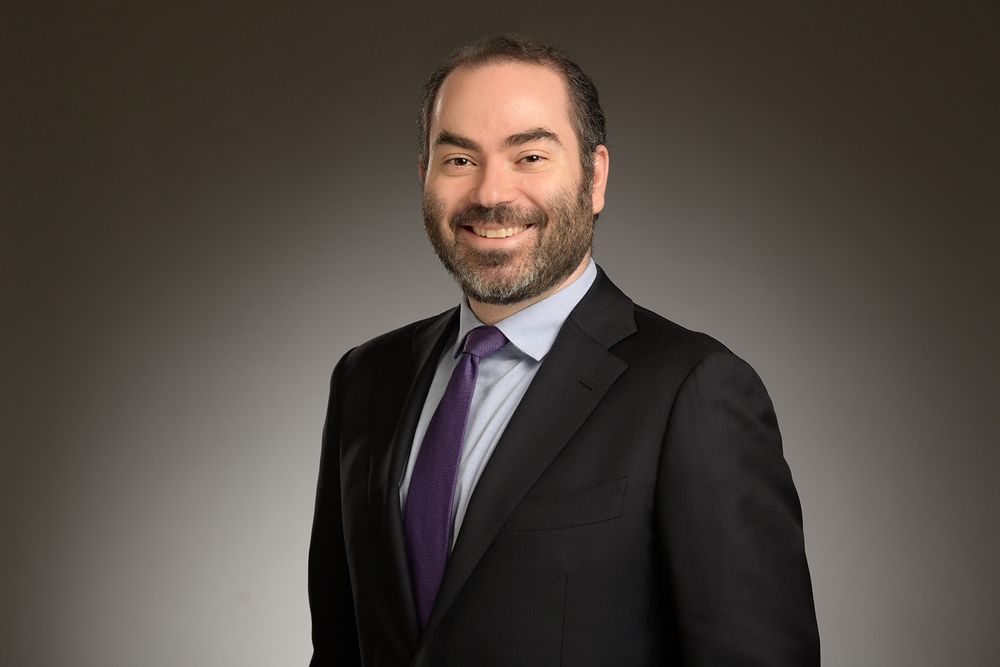 A man wearing a suit.