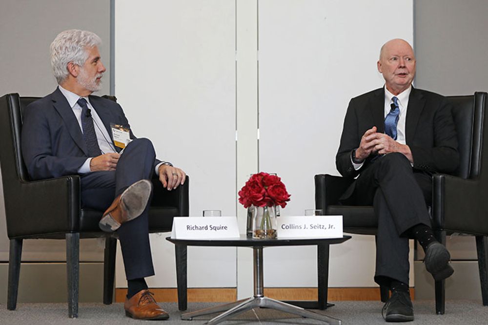 Seitz and Squire speaking