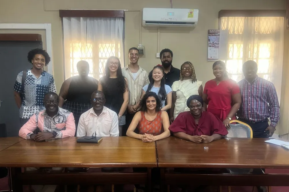 students and staff group photo
