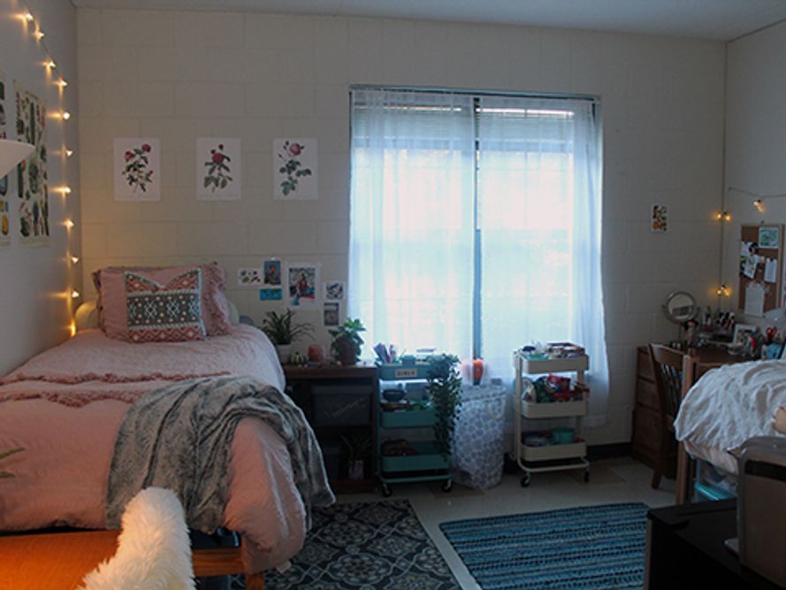 Furnished O'Hare Hall Double Bedroom