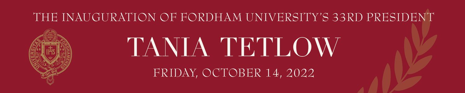The Inauguration of Tania Tetlow | Fordham