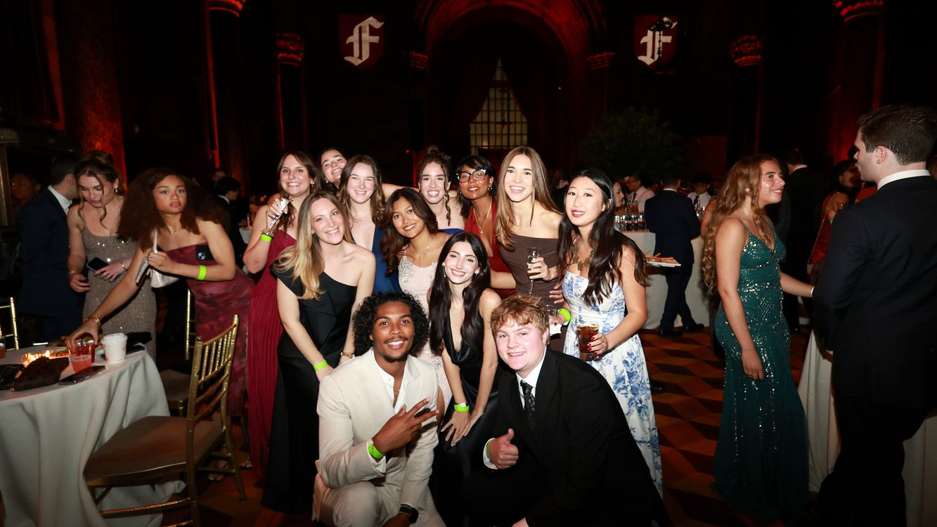 Students dance at senior ball