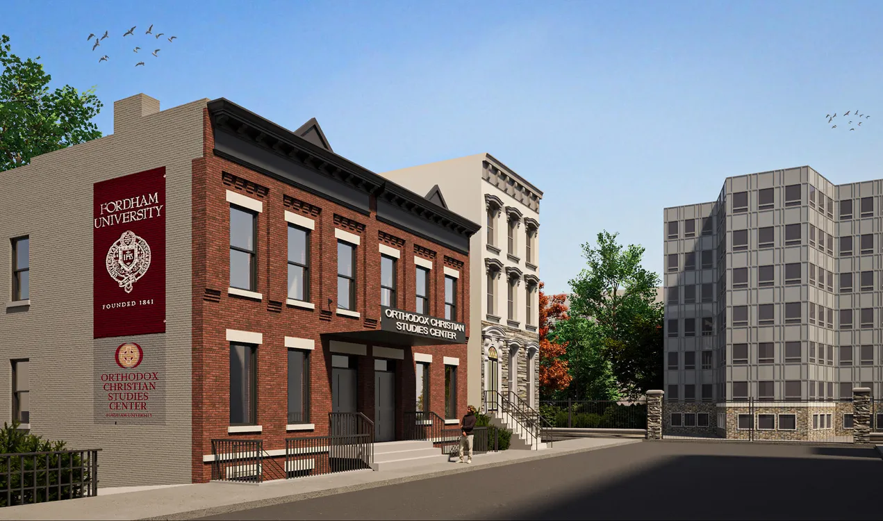 Exterior of building from Belmont Avenue