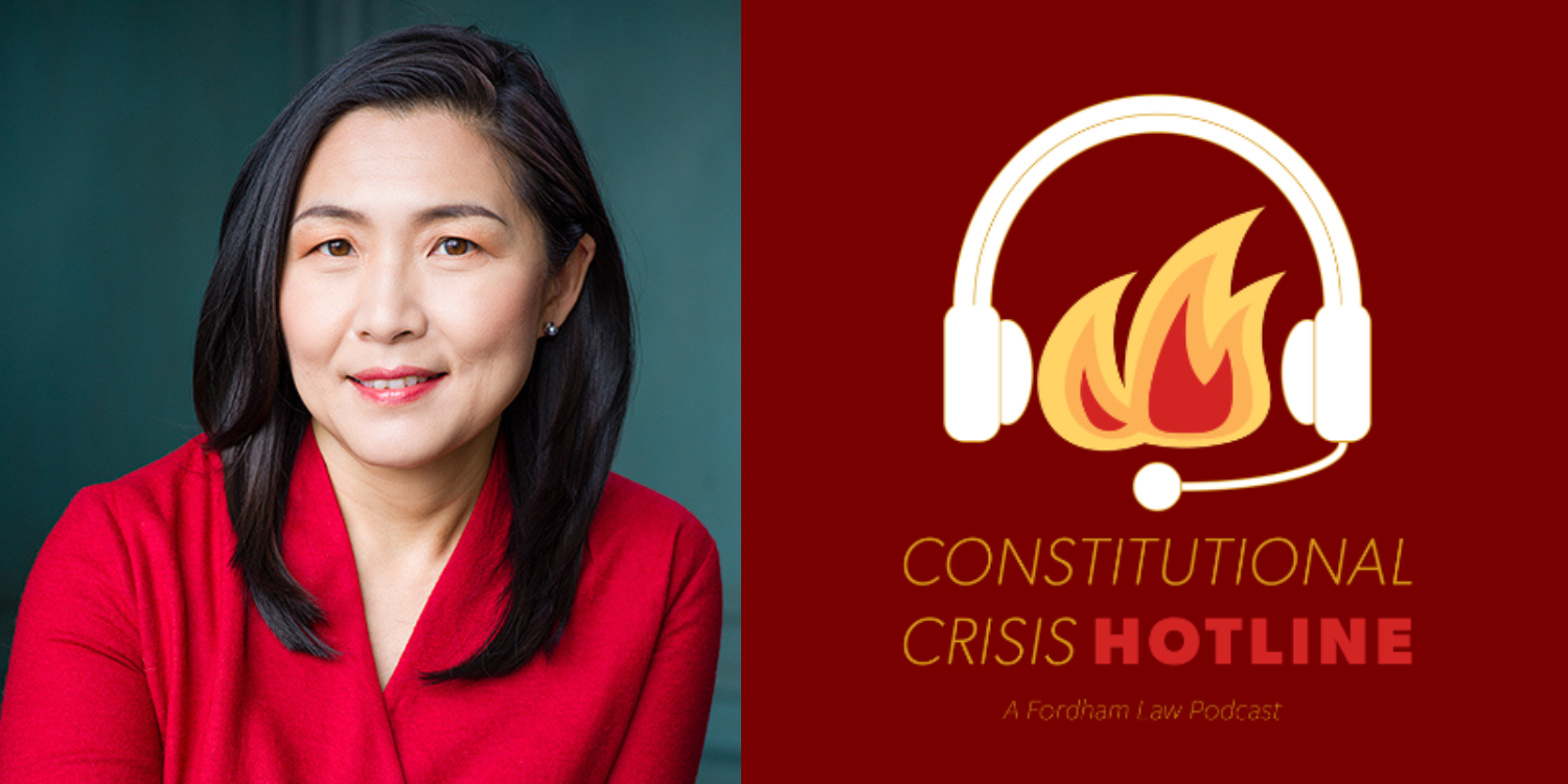 Fordham Faculty Podcast Constitutional Crisis Hotline Julie Suk