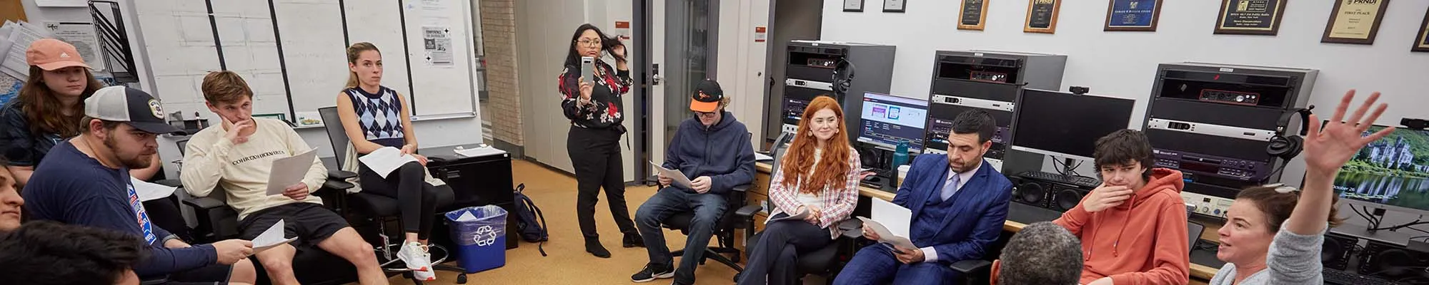 Students in a classroom