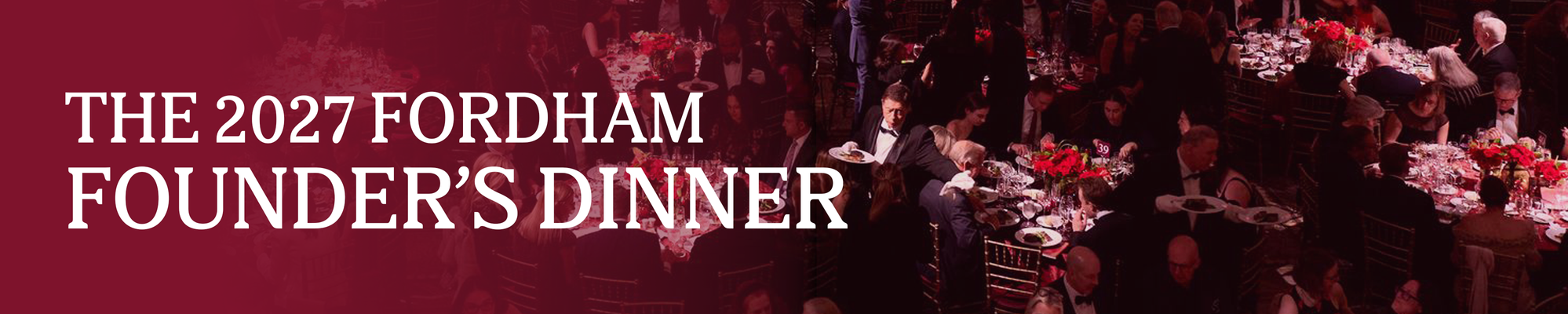 The 2027 Fordham Founder's Dinner