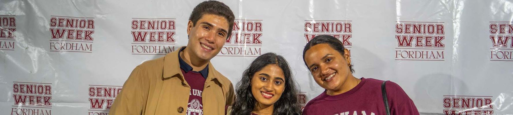 Students at senior week kick off event