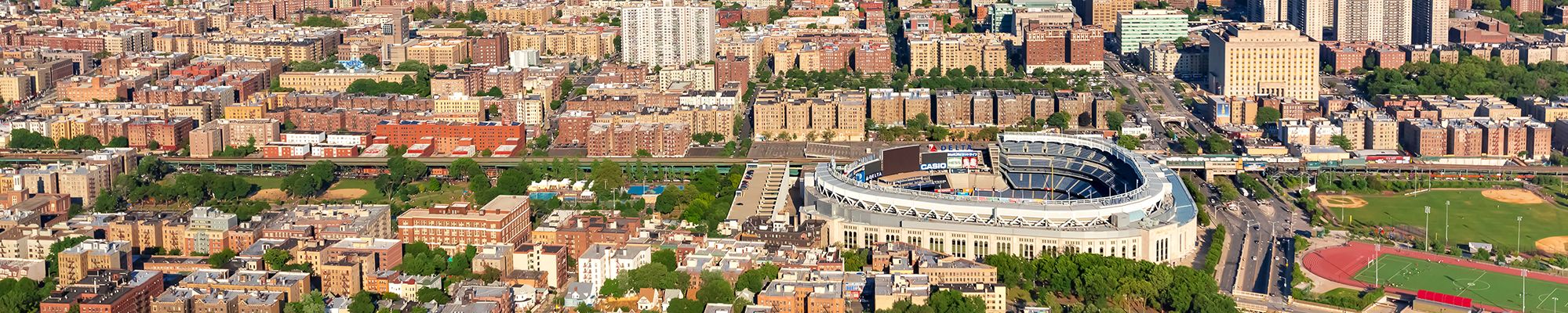 Aerial View Yankee Stadium