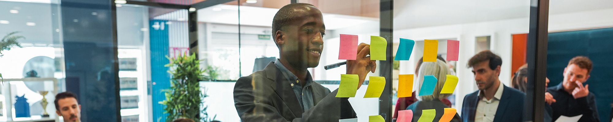 Alumnus Working in Office