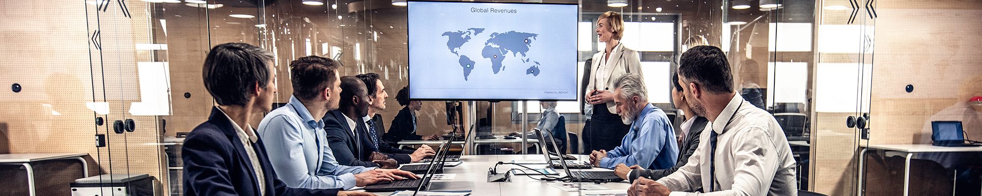 Executives Looking at Revenue Chart