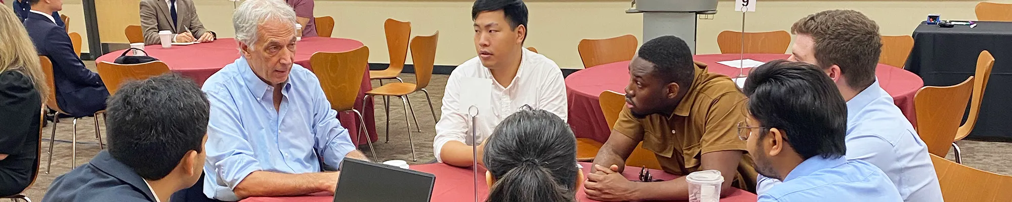 Full-time MBA Students at Advisory Board Breakfast