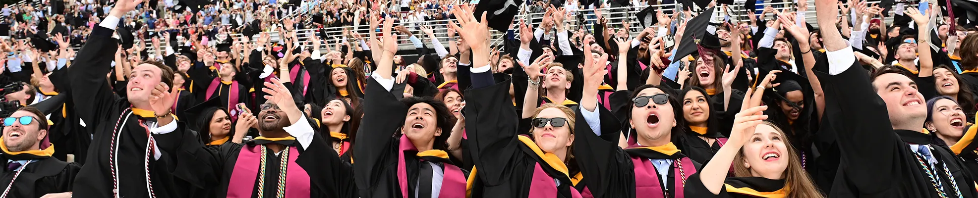 Graduates Tossing Their Caps
