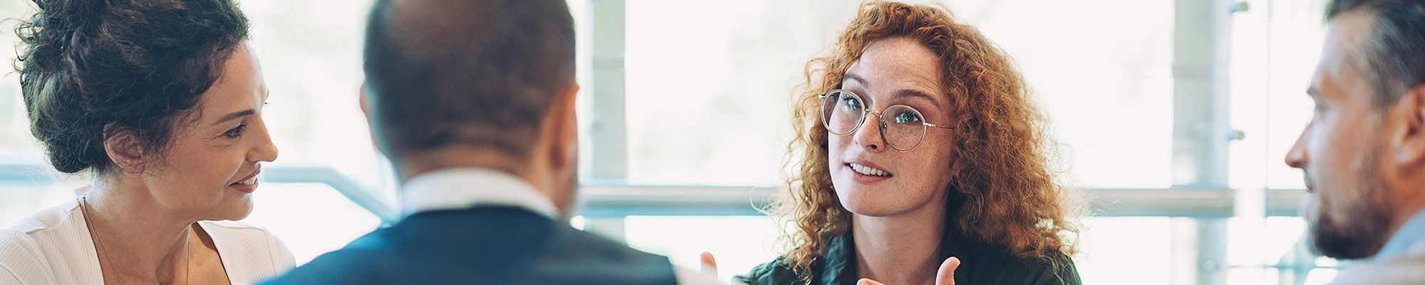 MBA Alumna in Meeting