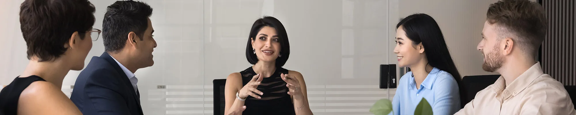 Management Professionals in Meeting