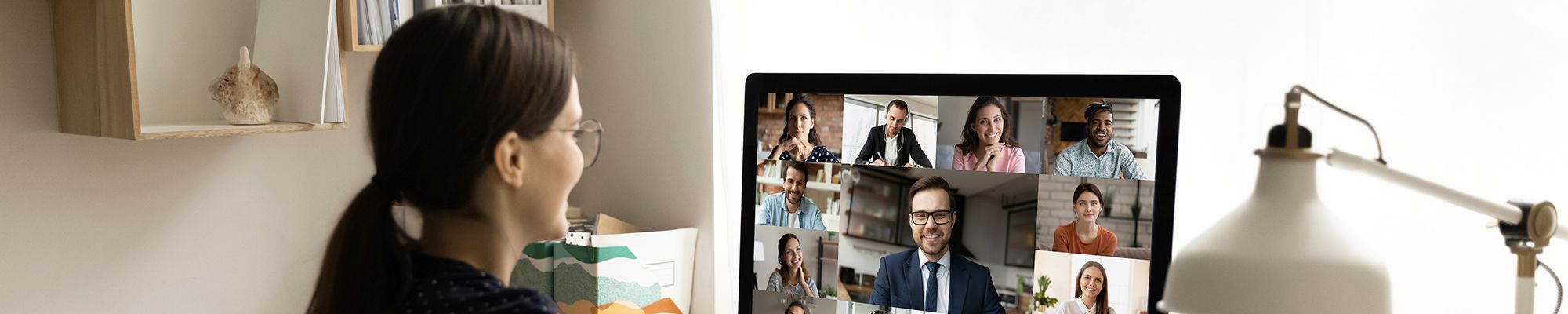 Online MS in Management Student Meeting Classmates