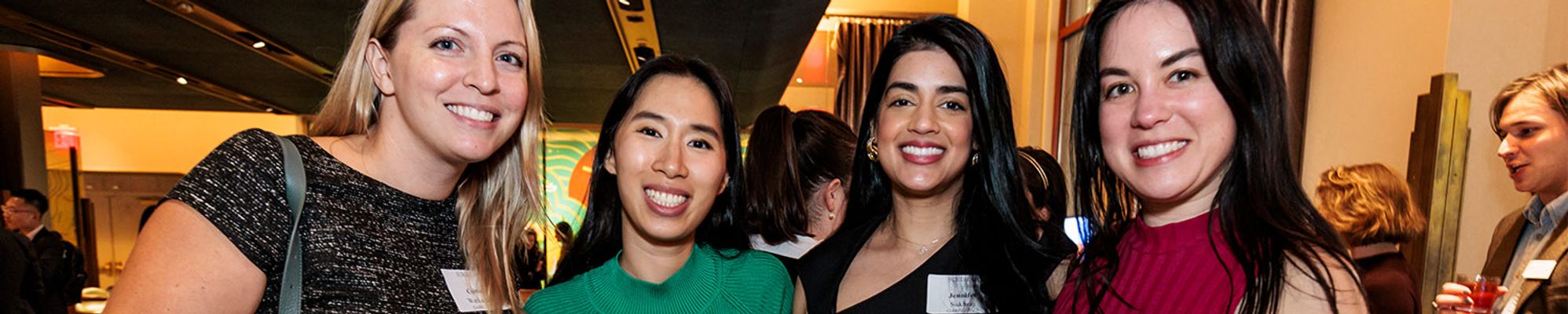 Alumni student gathering at Gabelli