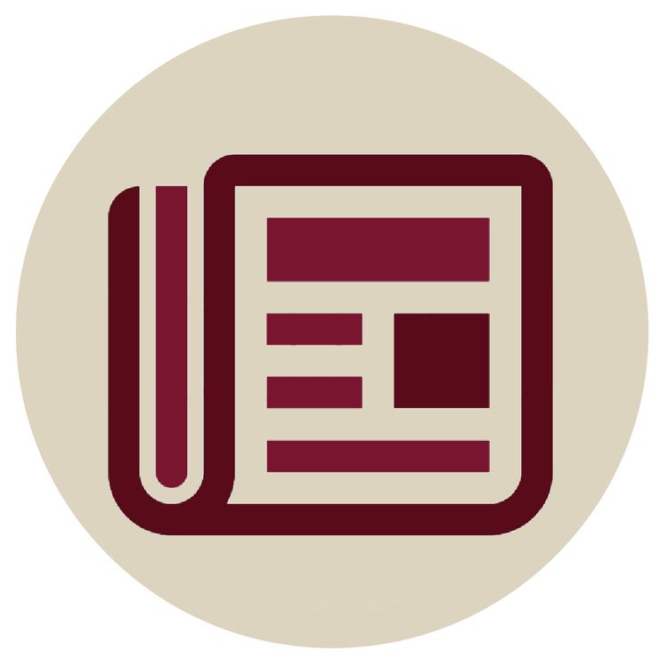 Commencement News Icon - Newspaper