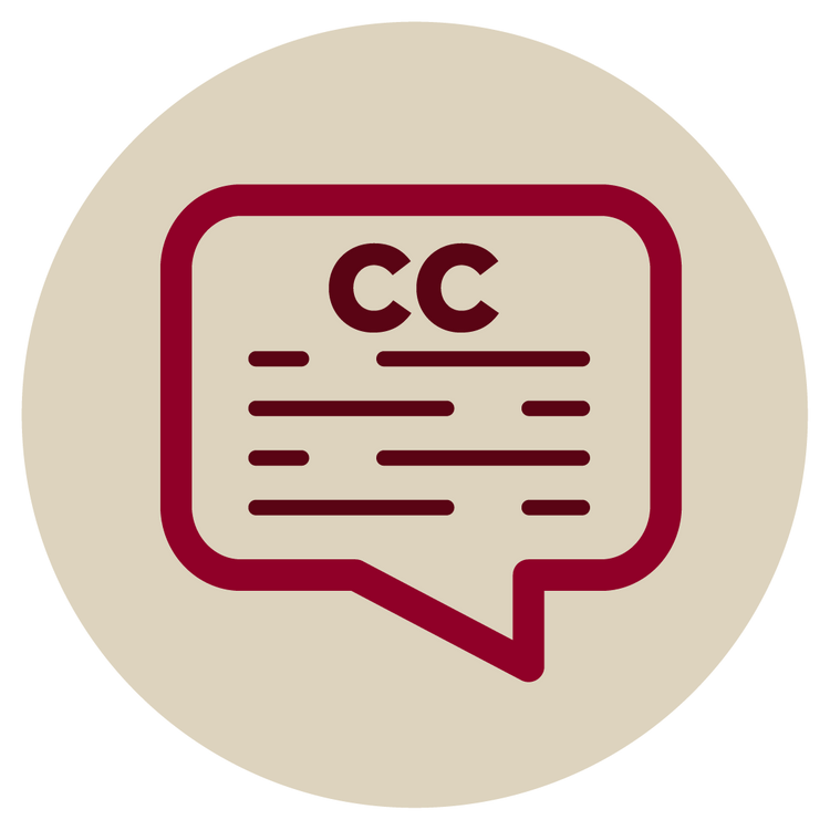 Live Captioning Icon