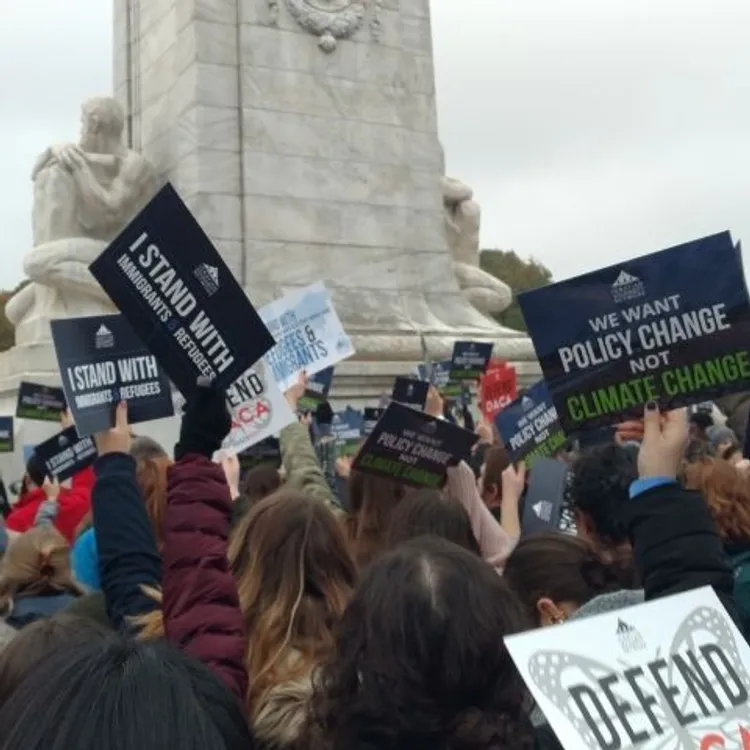 students protesting