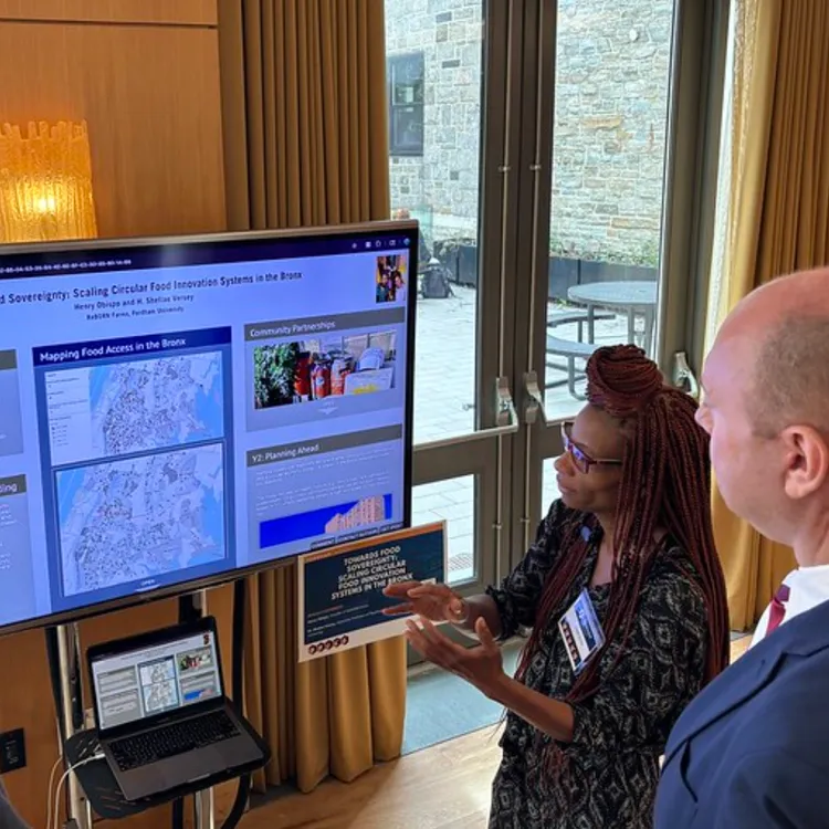 Prof Shellae Versey and VP Travis Proulx