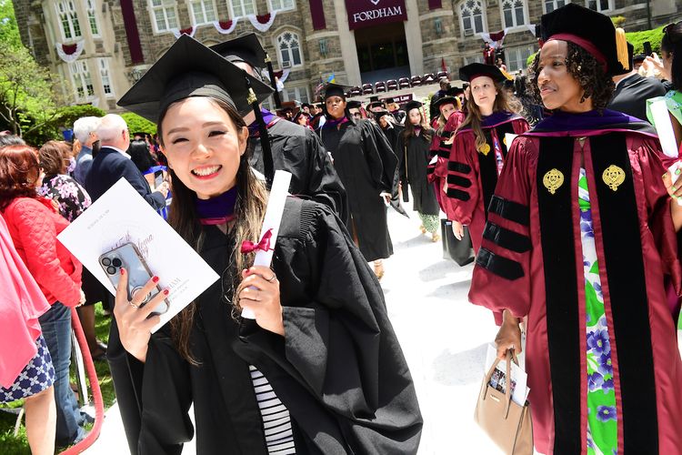 Fordham Graduating Law School Students
