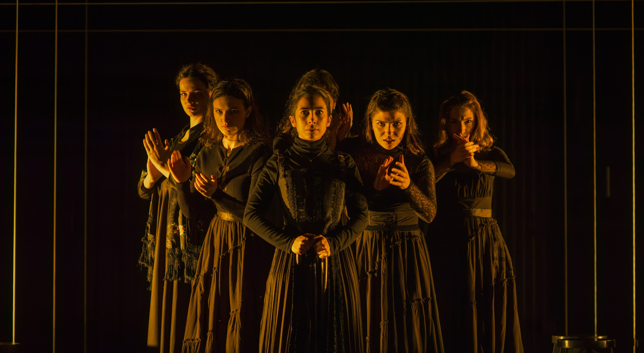 The cast of House of Bernarda Alba, Fordham Theatre