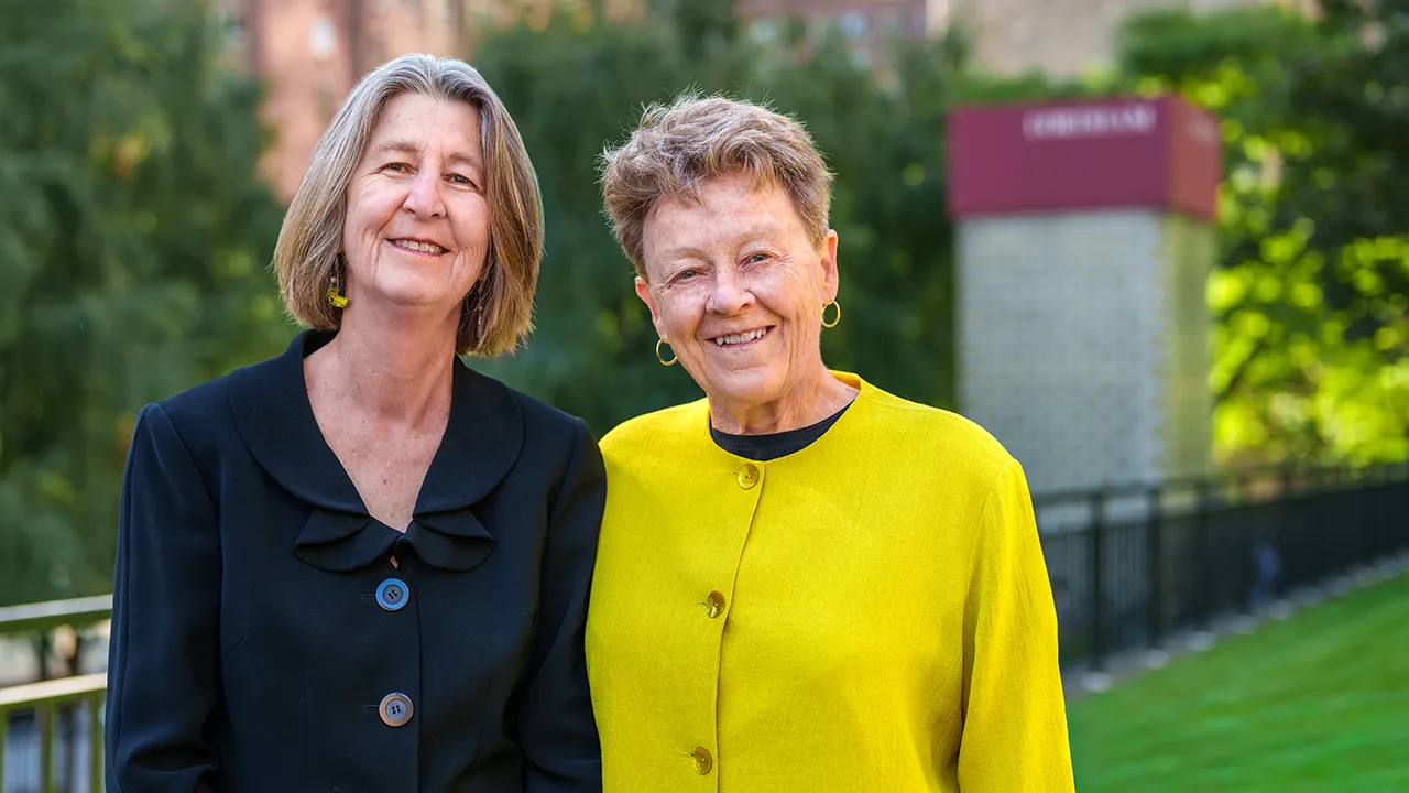 Fordham University Trustee Rose DiMartino ’79 MA and her spouse, Karen Sue Smith