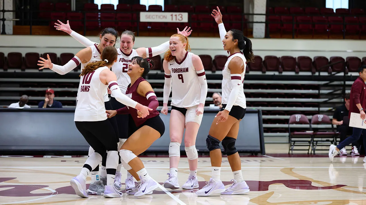 Fordham varsity women's volleyball team