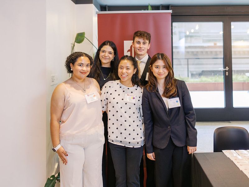 Fordham Connecting Futures attendees pose for a group photo