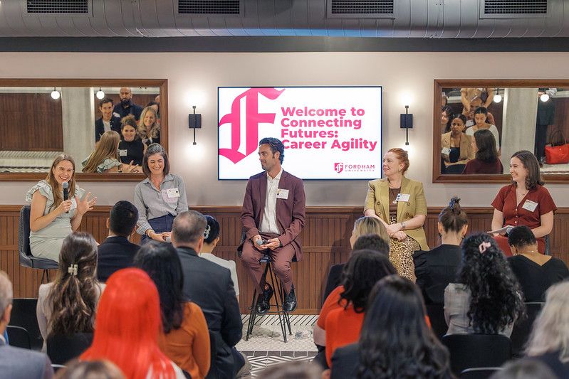 Alumni panel from Fordham Connecting Futures