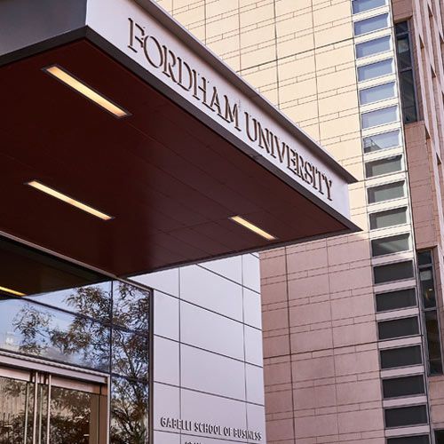 Gabelli School of Business LC Entrance