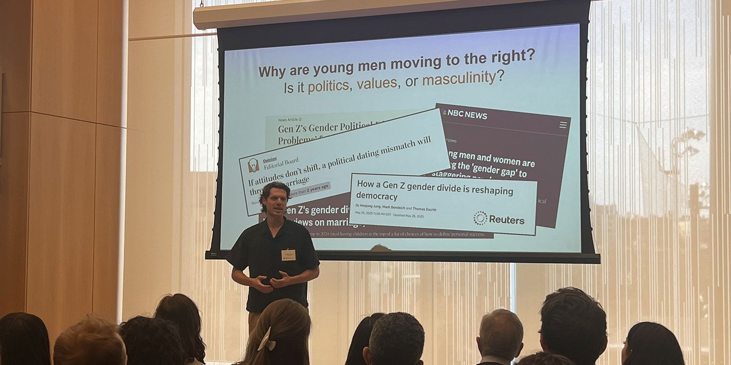 Christoph Rosa Presenting at GSAS 3MT
