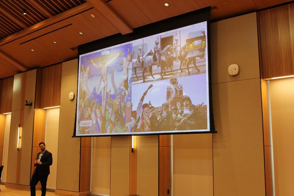 Douglass Hamilton Presenting at the 3MT Competition