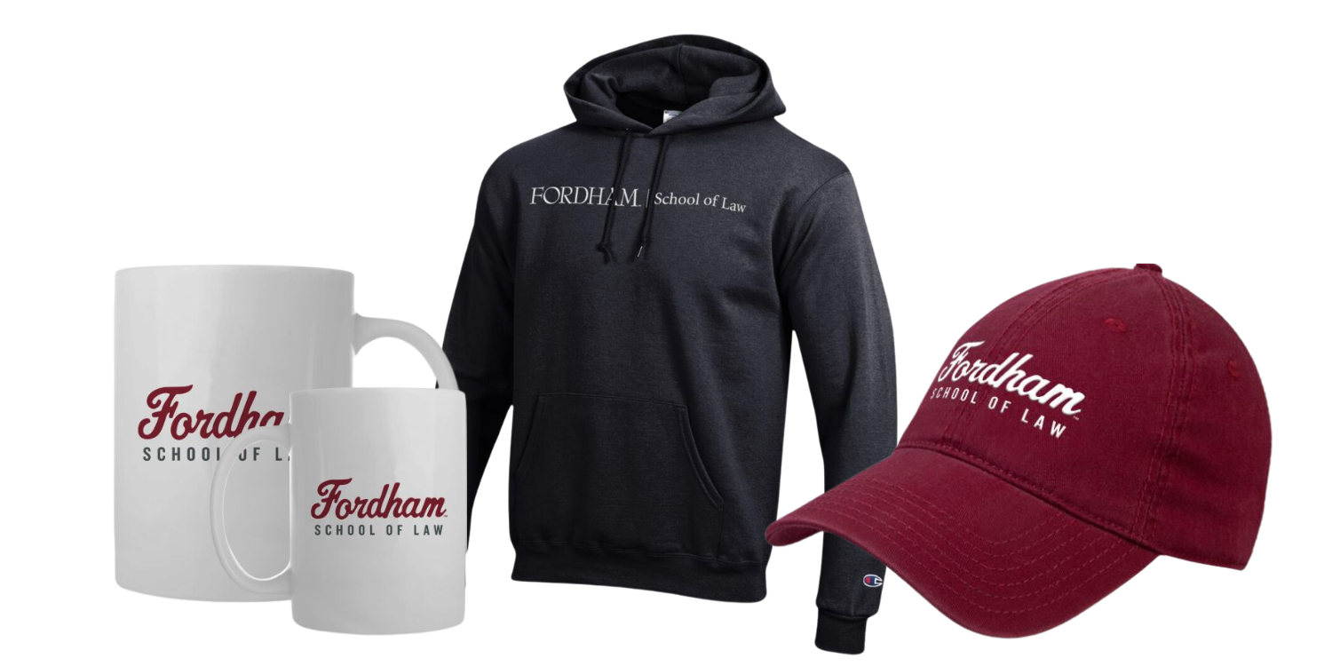 Fordham Law School Merch Banner